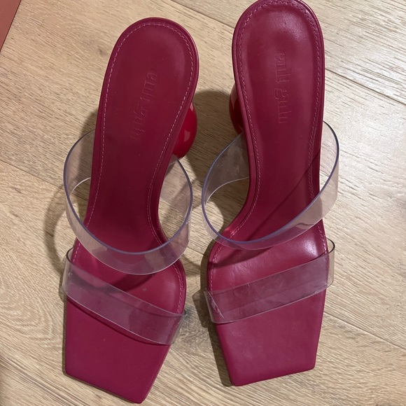 Cult Gaia Nhu Womens Square Toe Slip On Slide Sandals - Picture 2 of 4